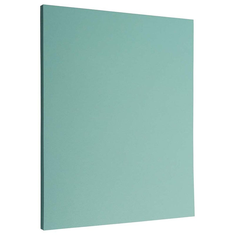 JAM PAPER Matte 28lb Paper - 105 gsm - 8.5 x 11 - Mint Green - 50 Sheets/Pack - Image 1